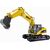 HUI1550-1:14 RC excavator loader with 2.4G transmitter and 15 functions.