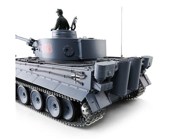 HL3818-1M-1:16 RTR German Tiger I RC Heavy Tank Incl. 2.4GHz Radio, Battery, Charger / Metal driving boxes and