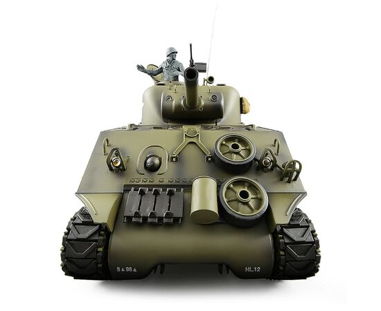 HL3898-1PRO-&quot;1:16 U.S.A M4A3 Sherman RC Main Battle Tank incl. 2.4GHz Radio, Battery, Charger / Metal driving be