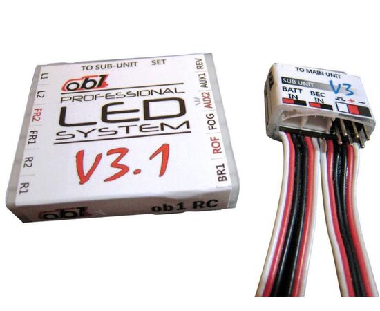 3-BL-V31-4 Channel LED Light Kit System V3.1 for Short Course/Monster/Truck/Crawler