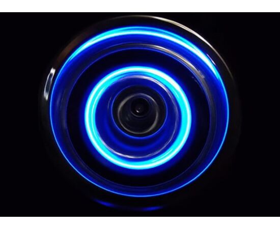 3-SDY-0067-Aluminum Wheel Hubs with LED Light Blue for 1/10 Cars
