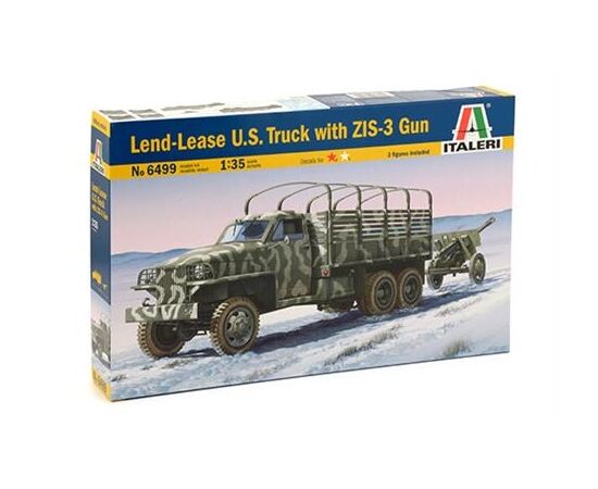 ARW9.06499-Land Lease US Truck &amp; ZIS-3 gun