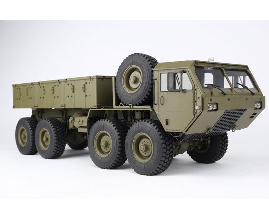 HG-P801-1/12 ARTR MILITARY 8x8 Truck, 16-Channel 2.4Ghz Radio, no Battery and Charger, Military Green