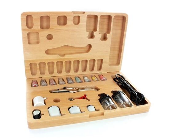 ARW80.7778-A480 Ultimate Airbrush Set Holzbox 20-teilig