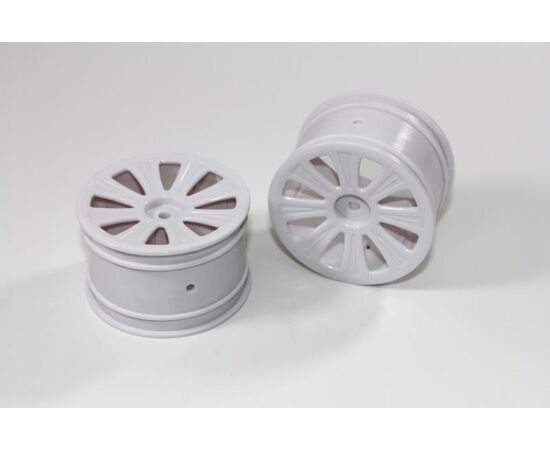ABTR4033-Rear Rims white (2) 4WD Buggy