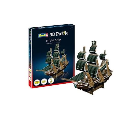 ARW90.00115-Pirate Ship Mini 3D Puzzle