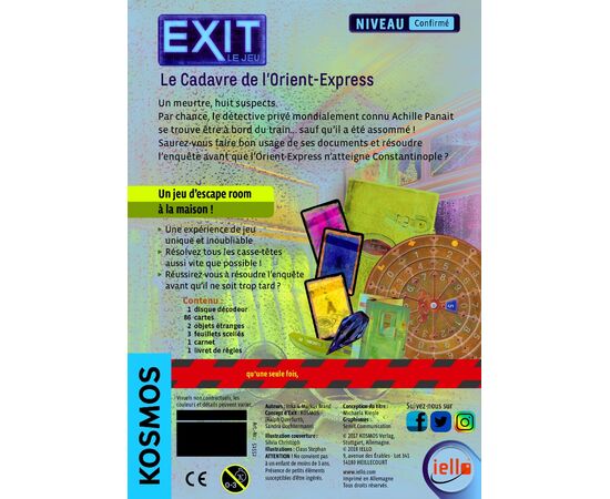 LEM51552-EXIT Le Cadavre Orient-Express12+/1-4
