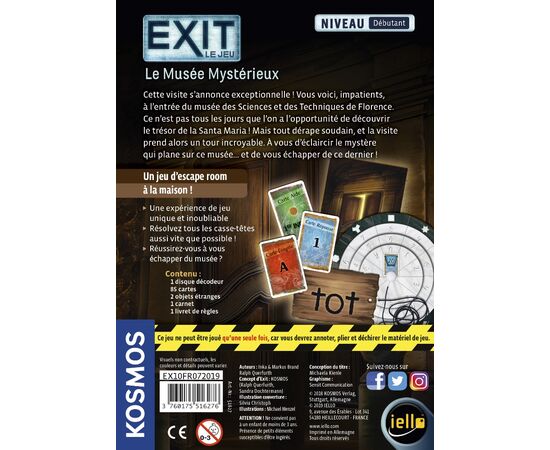 LEM51627-EXIT Le Mus&eacute;e Myst&eacute;rieux 10+/1-4