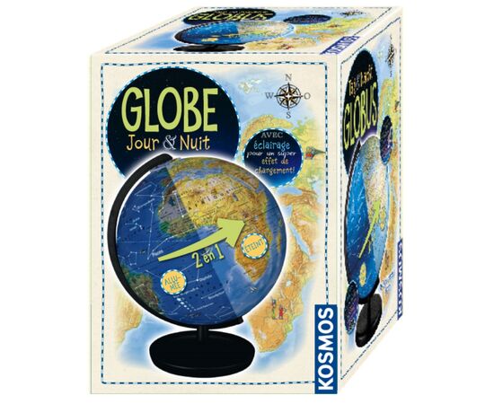 LEM673109-ASTRONOMIE Globe Jour &amp; Nuit F 7+