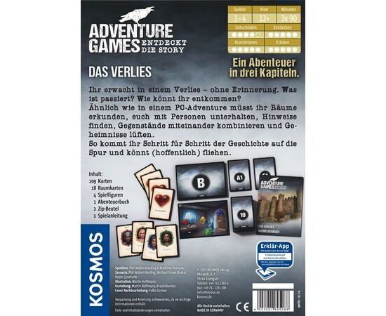 LEM695088-SPIEL AdventureGames Verlies12+/1-4