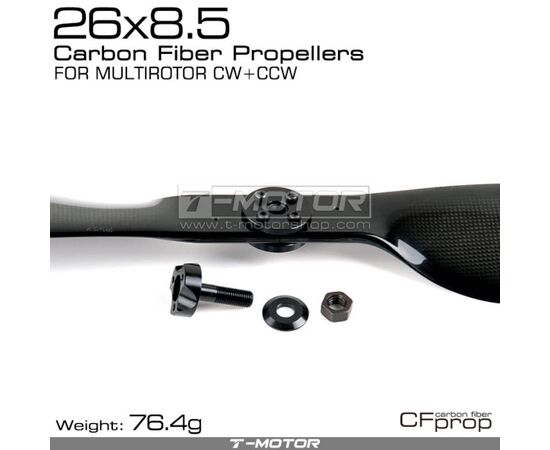 TMR26085-Carbon Fiber Prop CW &amp; CCW 26 x 8.5