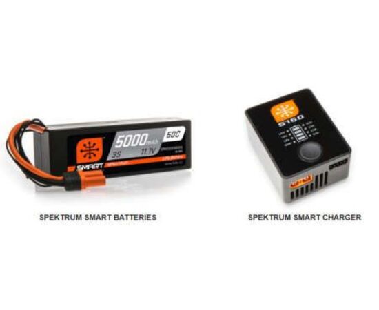 LEMSPMXPS3-Smart Powerstage Bundle 3S 1x 5000mAh 3S 50C Smart LiPo battery 1x S150 Smart AC/DC Charger