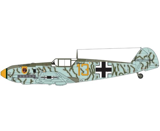 LEM1008A-AVION Messerschmitt Bf109E-4 1:72