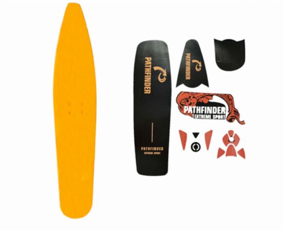 TDC-DJI-1038-1/10 Scale Surf Board Yellow