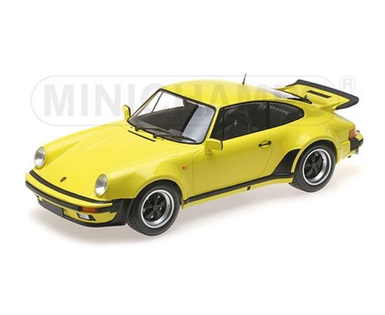 LEM125066108-PORSCHE 911 Turbo 1977 jaune 1:12 Light Yellow