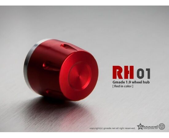 GM70111-Gmade 1.9 RH01 wheel hubs (Red) (4)