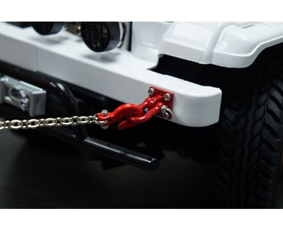 3-YA-0357BK-RC Rock Crawler Accessory 96cm Long Chain and Hook Set Black 1/10