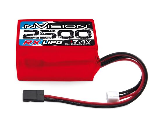 NVO1504-nVision RX LiPo 2500 7,4V Hump (Uni plug)