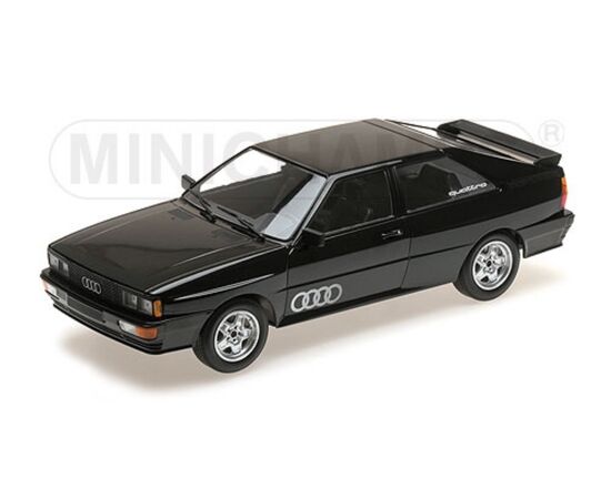 LEM155016121-AUDI Quattro 1980 noir 1:18