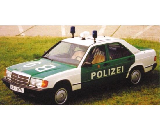 LEM155037090-MERCEDES-BENZ 190E (W201) - 1982 - 'P OLIZEI GERMANY'