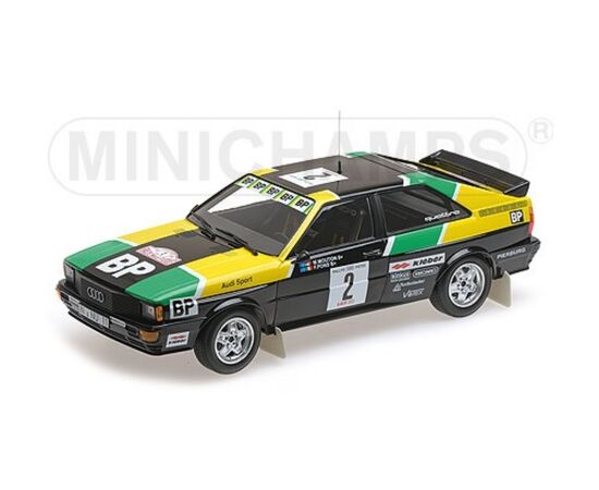 LEM155811122-AUDI Quattro - Audi Sport 1:18 Mouton/Pons Ral. des 1000 Pistes 1981