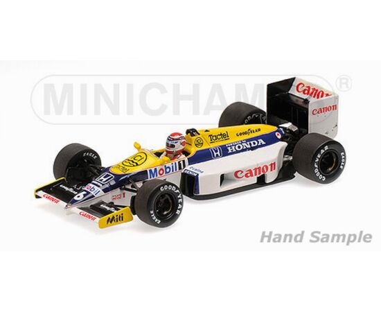 LEM435860006-WILLIAMS FW11 1:43 N.Piquet Winner 1st HUNGARY GP 1986
