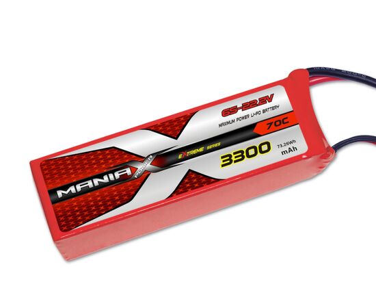 MXP6S-3300-70C-ManiaX 70C eXtreme 22.2V 3300mAh 70C XT90