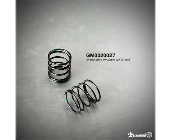 GM0020027-Gmade Shock Spring 19x20mm Soft Green (2)