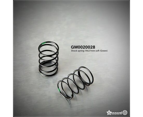GM0020028-Gmade Shock Spring 19x27mm Soft Green (2)