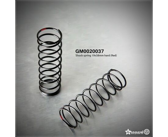 GM0020037-Gmade Shock Spring 19x58mm Hard Red (2)