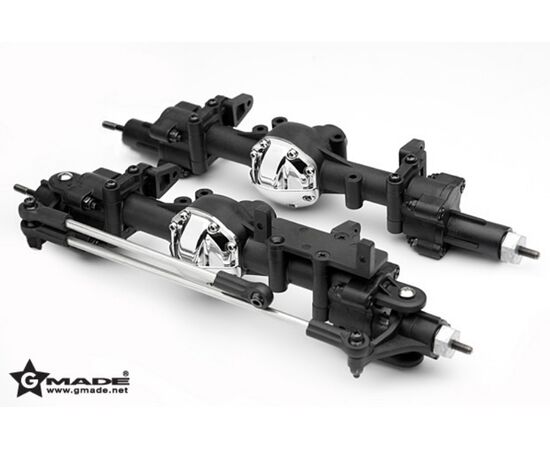 GM51100-Gmade R1 Front and Rear Portal Axle Set