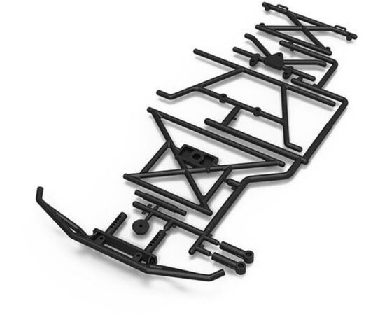 GM60083-Gmade Front tube bumper &amp; Rear cage parts tree