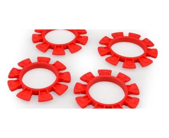 JC2212-7-SATELLITE TIRE RUBBER BANDS RED