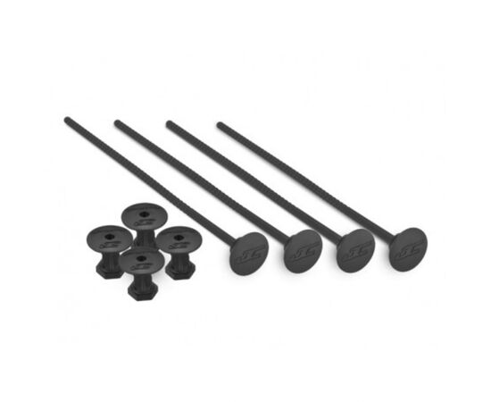 JC2430-2-JConcepts - 1/10th off-road tire stick - holds 4 mounted tires (black) - 4pc.