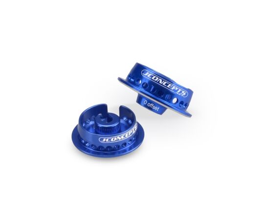 JC2494-1-JConcepts - Fin, shock 0mm offset spring cup - blue