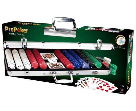 LEM3409-ProPoker Texas Hold. Poker &amp; DVD 500x