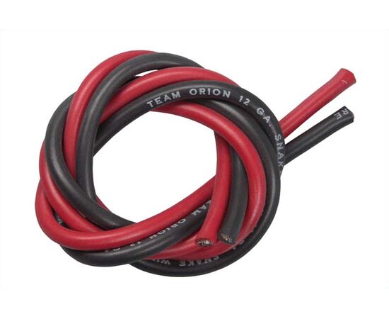 ORI40302-Silicone Wire 12AWG black/red