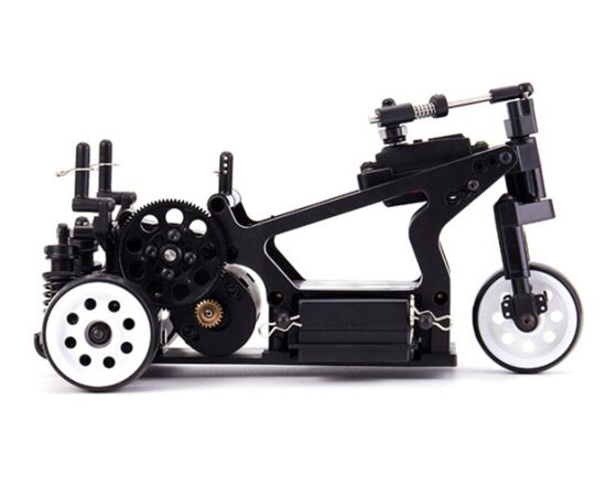4-US88201-1/8 Drift Tricycle Chassis Kit Usukani BAJCICA with Clear Body, no electronics included