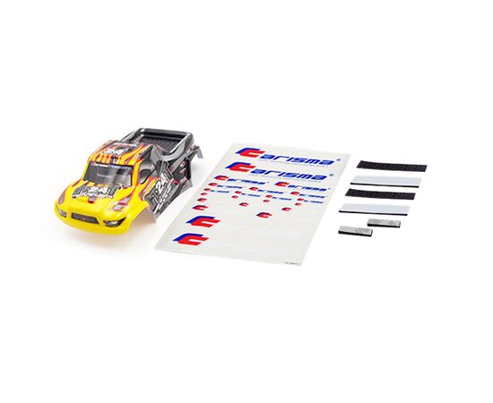 CA15713-GT24T CAR BODY PAINTED AND DECORATED BODY (YELLOW/BLACK)