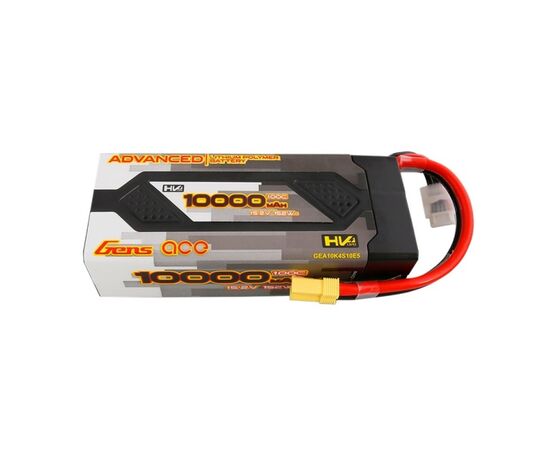 GEN-GEA10K4S10E5-Gens ace Advanced 10000mAh 15.2V 100C 4S2P HardCase 61#Lipo Battery Pack with EC5