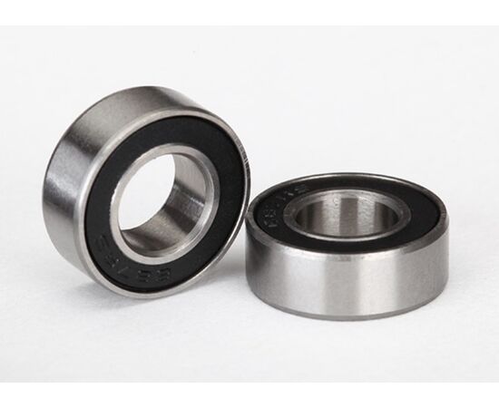 TRX5103A-Ball bearings, black rubber sealed (7x14x5mm) (2)