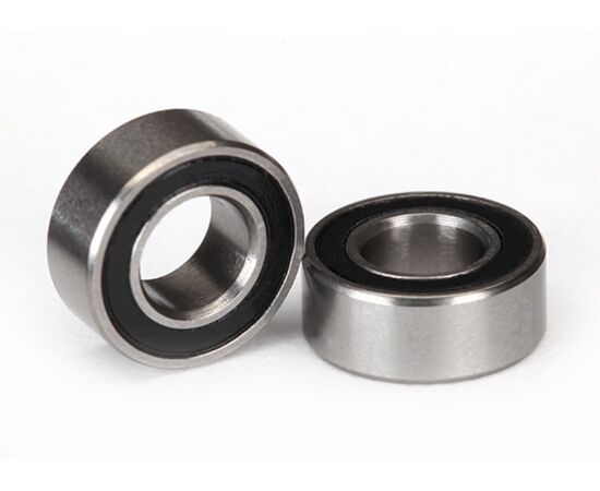 TRX5115A-Ball bearings, black rubber sealed (5x10x4mm) (2)