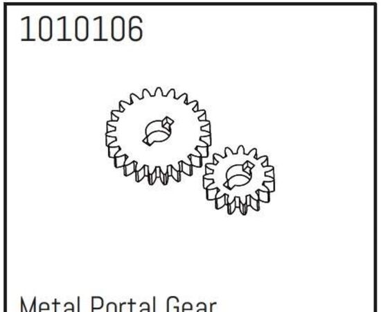 AB1010106-Metal Portal Gears - PRO Crawler 1:18