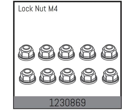 AB1230869-Lock Nut M4 (10)