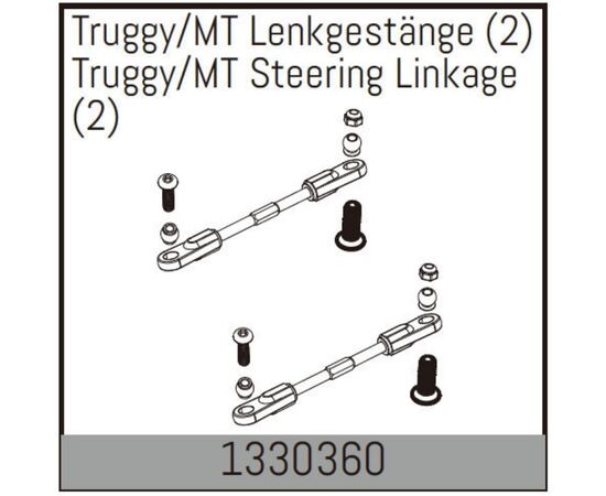 AB1330360-Truggy/MT Steering Linkage (2)