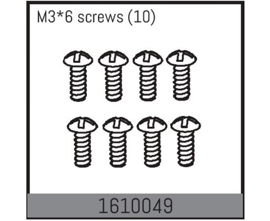 AB1610049-M3*6 screws (10)