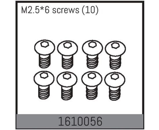AB1610056-M2.5*6 screws (10)