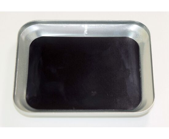 AB3000062-Aluminum bowl with magnet plate silver