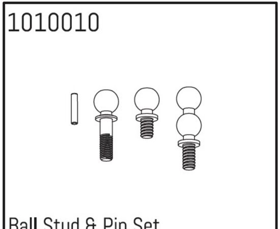 AB1010010-Ball Stud &amp; Pin Set