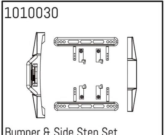 AB1010030-Bumper &amp; Side Step Set